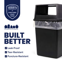 56 Gallon Glutton Trash Bags - 1.5 Mil - 100/Case