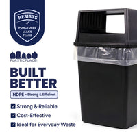 56 Gallon Glutton High Density Bags - 12 Micron - 150/Case