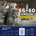55-60 Gallon Contractor Bags - 3.0 Mil - 50/Case