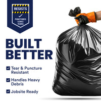55-60 Gallon Contractor Bags - 4.0 Mil - 32/Case