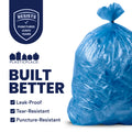55 Gallon Recycling Bags - 1.5 Mil - 100/Case