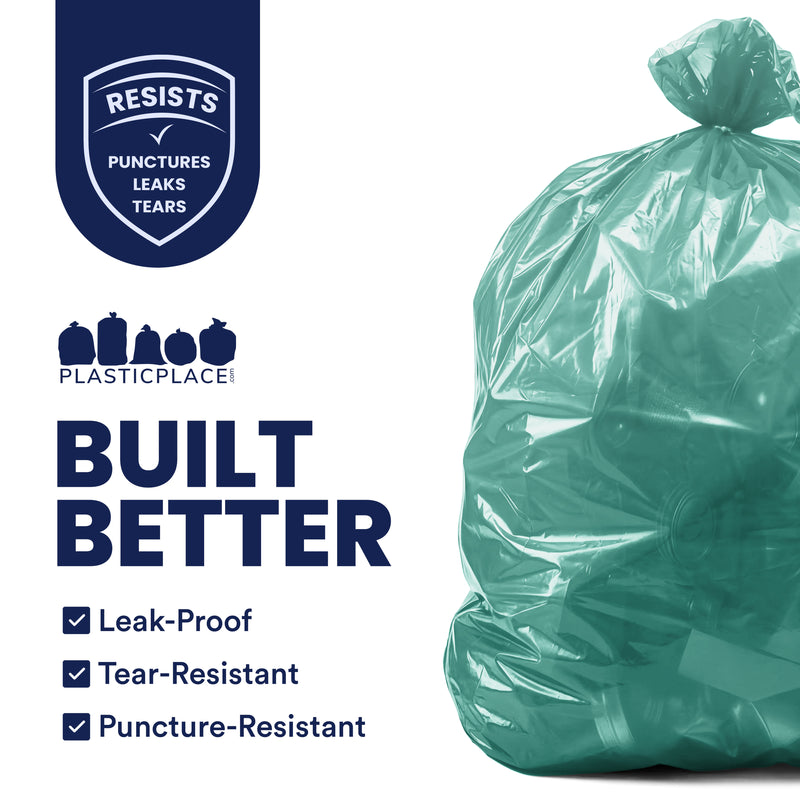 55-60 Gallon Trash Bags - 1.2 Mil - 50/Case