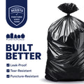 55 Gallon Rubbermaid Compatible Trash Bags - 1.5 Mil - 100/Case