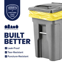 64 Gallon Toter® Compatible Trash Bags - 1.5 Mil - 50/Case