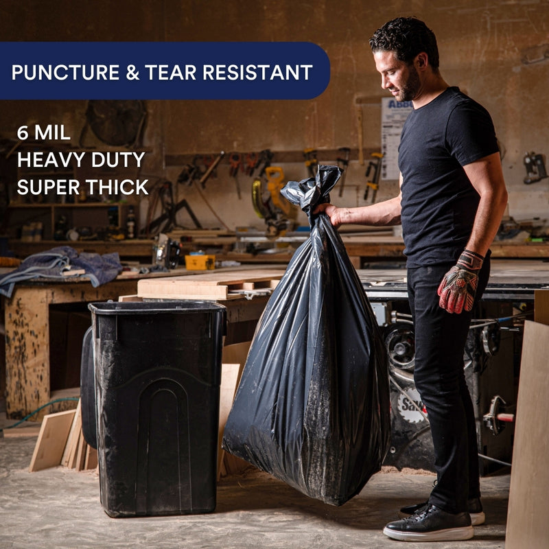 Contractor Bags,55 Gallon, 6 Mil, Black | C55602BK | Plasticplace – Plasticplace Trash Bags for Home and Business Contractor Bags,55 Gallon, 6 Mil, Black | C55602BK | Plasticplace – Plasticplace Trash Bags for Home and Business