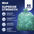 55-60 Gallon Trash Bags - 1.2 Mil - 50/Case
