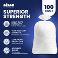 55-60 Gallon Trash Bags - 0.7 Mil - 100/Case