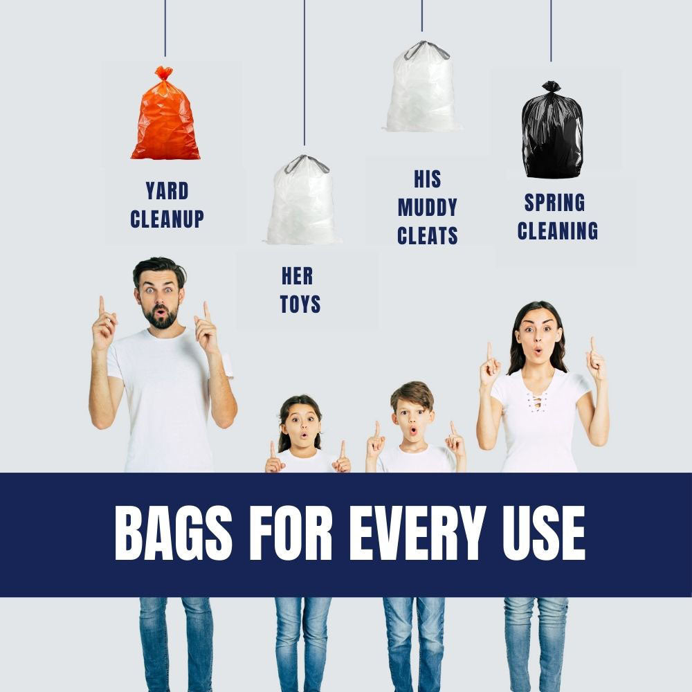 Sample of 32-33 Gallon Trash Bags
