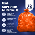 55-60 Gallon Trash Bags - 1.2 Mil - 50/Case