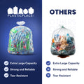 55-60 Gallon High Density Bags - 17 Micron - 150/Case