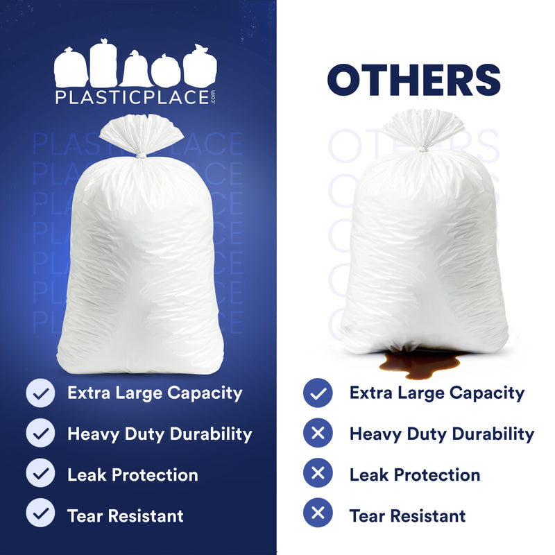 55-60 Gallon Trash Bags - 0.7 Mil - 100/Case