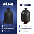 55-60 Gallon High Density Bags - 22 Micron - 100/Case