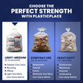 55-60 Gallon High Density Bags - 17 Micron - 150/Case