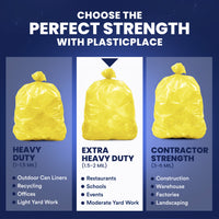64 Gallon Toter® Compatible Trash Bags - 1.5 Mil - 50/Case