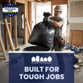55-60 Gallon Contractor Bags - 4.0 Mil - 32/Case