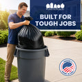 55 Gallon Rubbermaid Compatible Trash Bags - 3.0 Mil - 50/Case