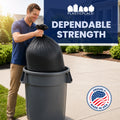 55-60 Gallon High Density Bags - 22 Micron - 100/Case