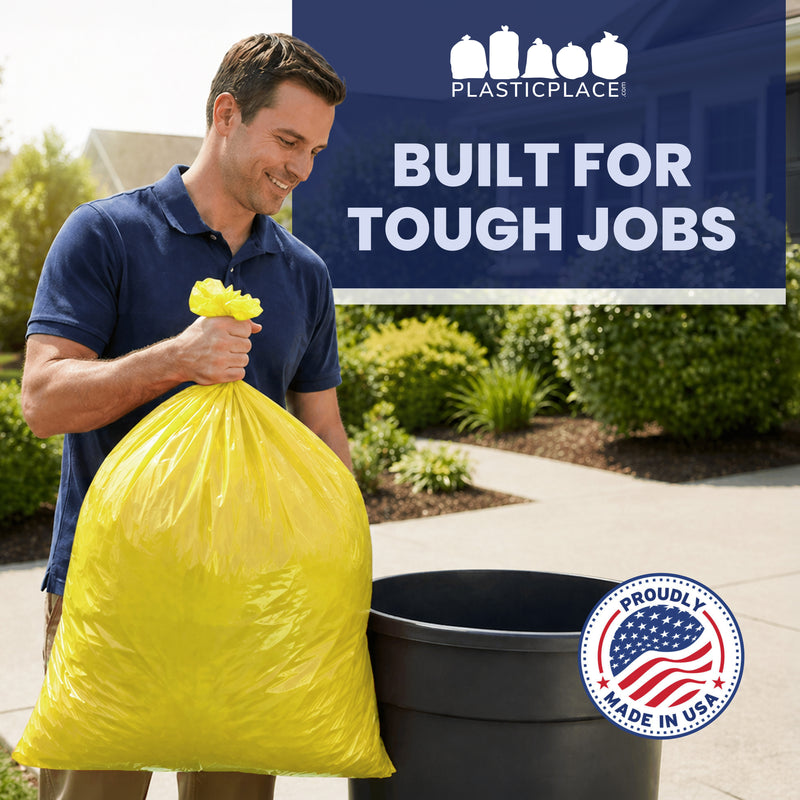 55-60 Gallon Trash Bags - 1.2 Mil - 50/Case