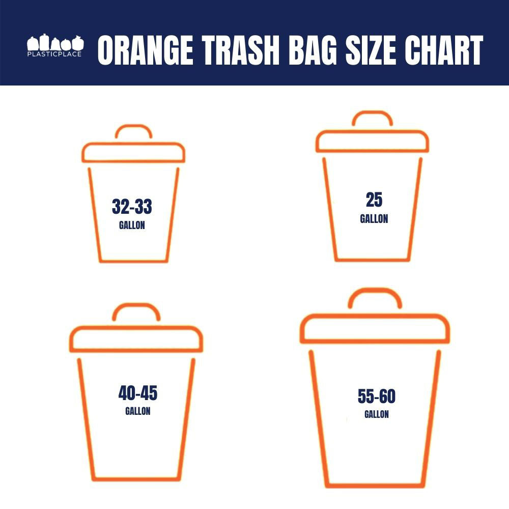 Sample of 32-33 Gallon Trash Bags
