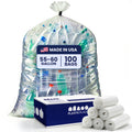 55-60 Gallon Trash Bags - 1.5 Mil - 100/Case