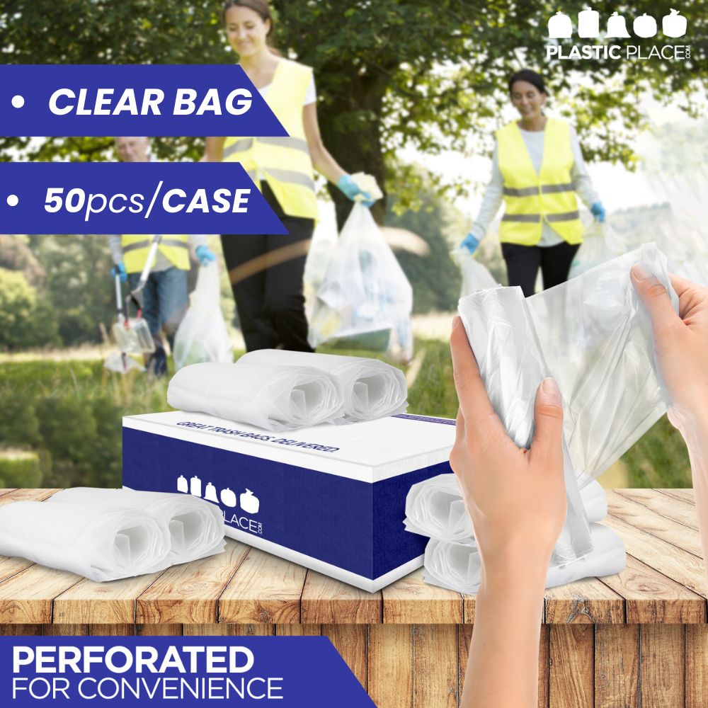 42 Gallon Contractor Bags - 4.0 Mil - 50/Case