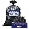 55-60 Gallon Trash Bags on Rolls - 1.5 Mil - 50/Case