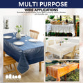 Pre-Cut Clear Plastic Disposable Tablecloth - Coreless Roll - 66x108"