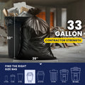 32-33 Gallon Contractor Bags - 3.0 Mil - 50/Case