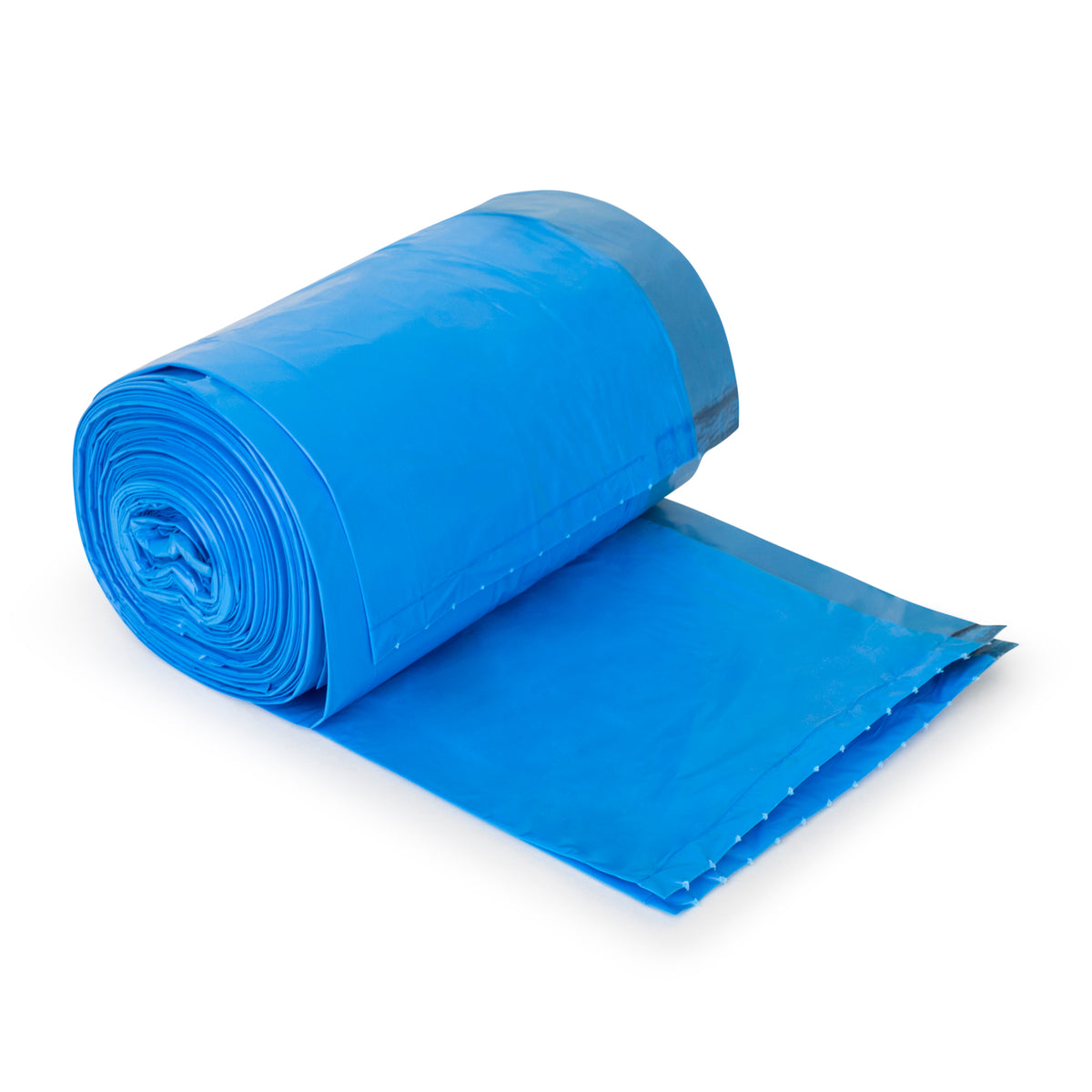 Plasticplace Code D - Simplehuman®* Compatible Blue Trash Bags - 5.2 Gallon - 200/Case