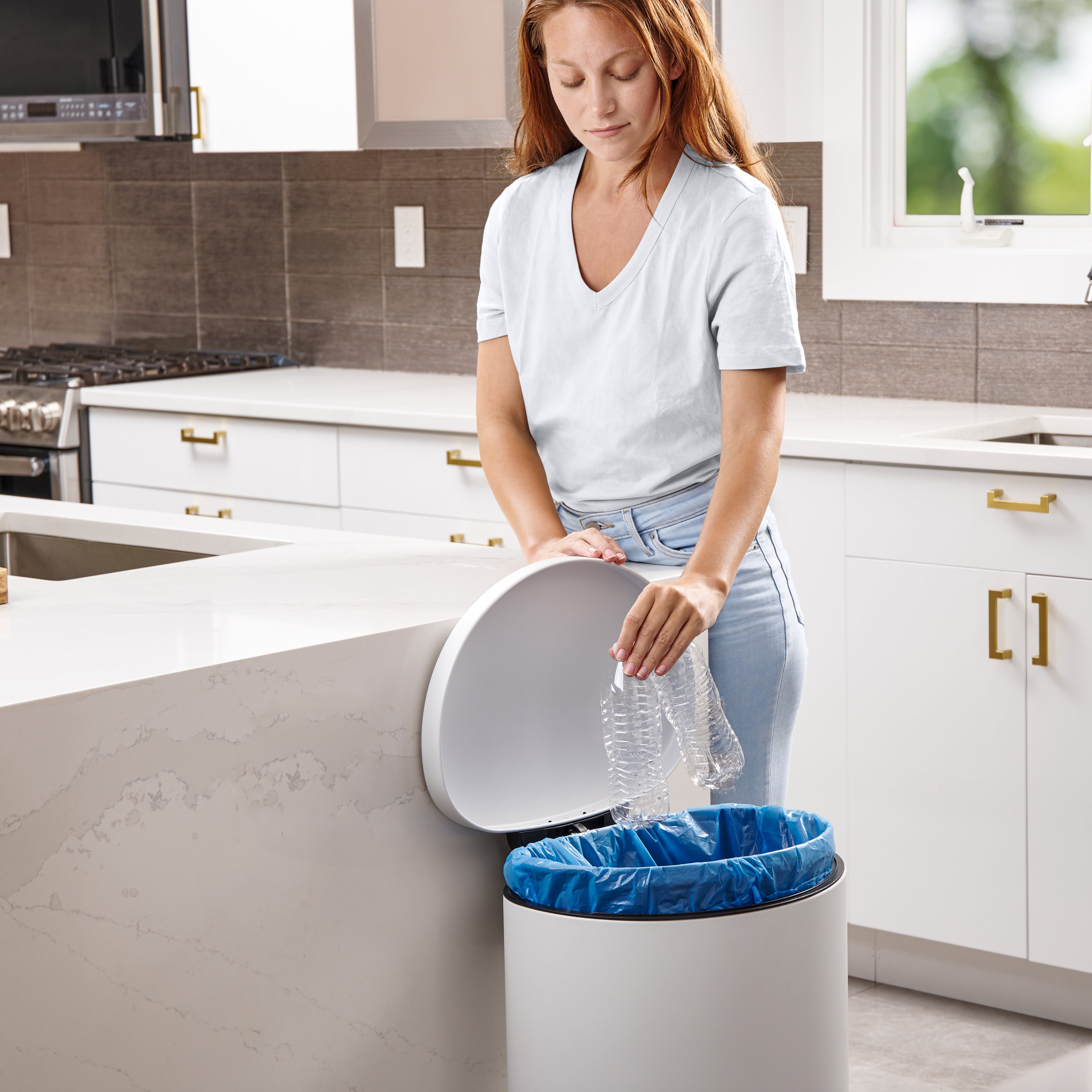 32-33 Gallon Recycling Bags - 1.2 Mil - 100/Case