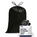 13 Gallon Extra Tall Black Drawstring, Jr Pack - 1.2 Mil - 50/Case