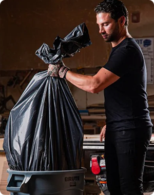 32-33 Gallon Trash Bags - 2.3 Mil - 100/Case
