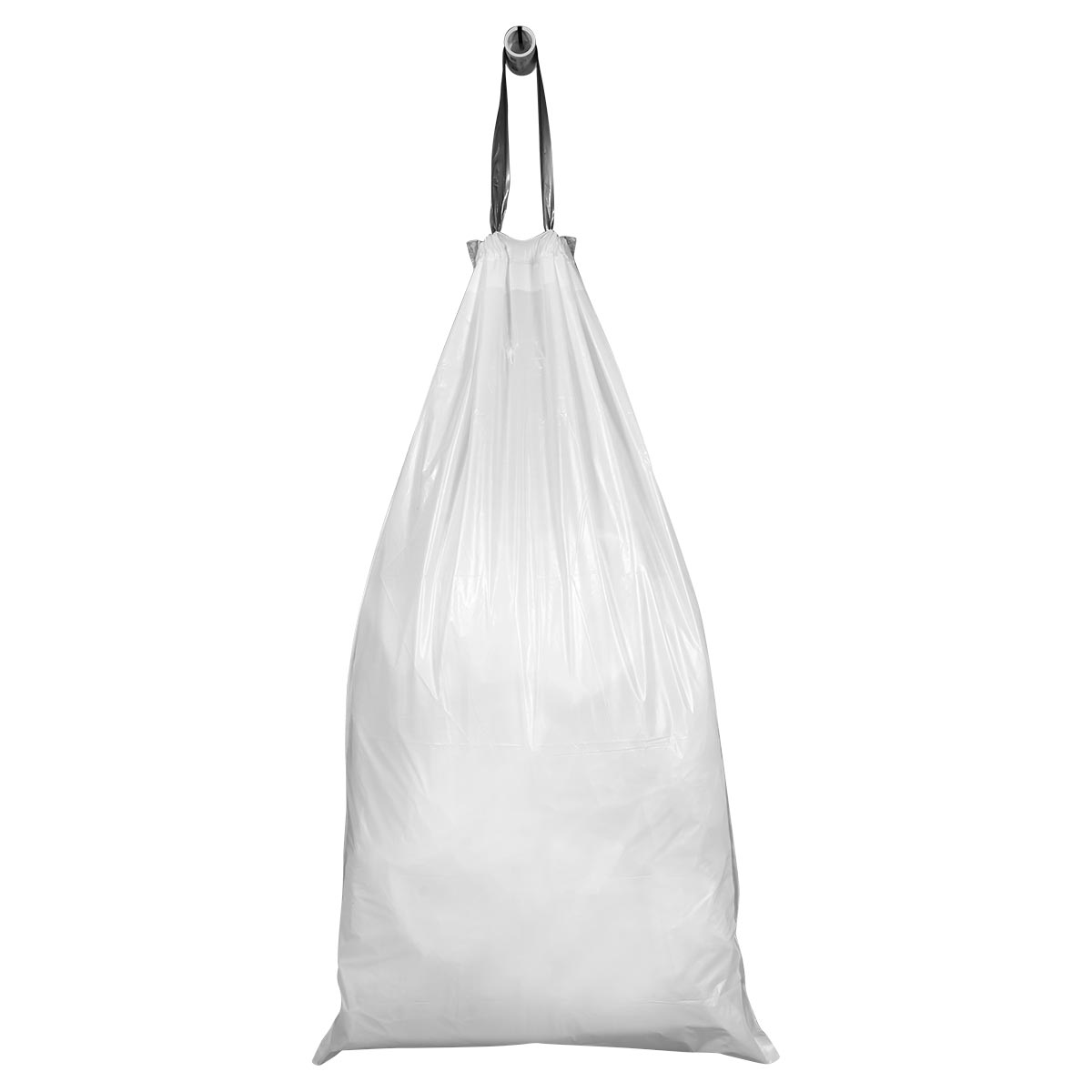 Plasticplace 6-8 Gallon Trash Bags│ Compatible with Brabantia Touch Trash Can New│ Code G Size│White│ 1.2 Mil│ 16.5" x 30" (40 Count)