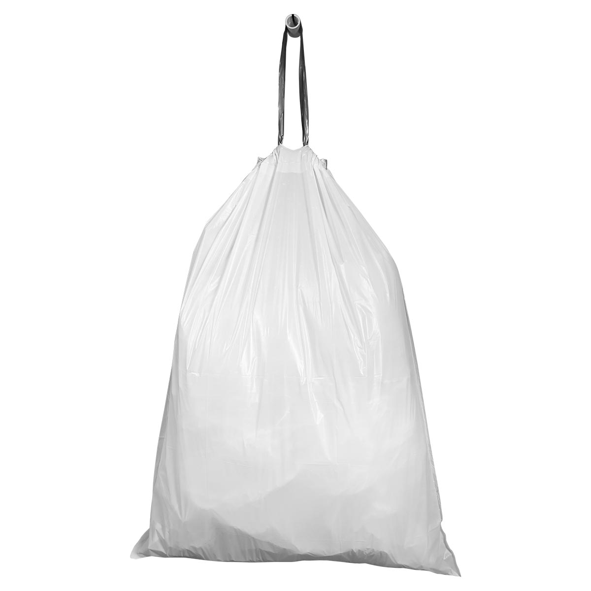 Plasticplace 13.2-16 Gallon Trash Bags│ Compatible with Brabantia Touch Top Trash Can│ Code H Size│ White│ 1.2 Mil│ 24" x 32" (40 Count)