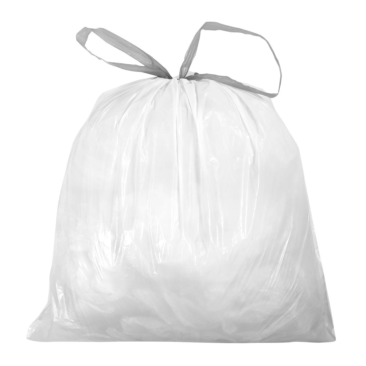 Plasticplace 5.3-6.6 Gallon Trash Bags│ Compatible with Brabantia Bo Touch Trash Can│ Code J Size│ White│ 1 Mil│ 21" x 21.5" (40 Count)