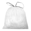 Plasticplace 5.3-6.6 Gallon Trash Bags│ Compatible with Brabantia Bo Touch Trash Can│ Code J Size│ White│ 1 Mil│ 21" x 21.5" (40 Count)