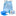 Sample of - 10 Gallon Simplehuman Compatible Blue Trash Bags Code K