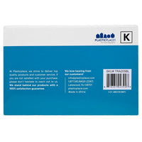 Plasticplace Code K - Simplehuman® Compatible Blue Trash Bags - 10 Gallon, 1.2 Mil - 300 Count Bulk Pack