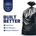 40-45 Gallon Trash Bags - 2.3 Mil - 50/Case - Black