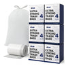 4 Gallon Drawstring Bags, Medium Duty - 0.7 Mil - 600/Case
