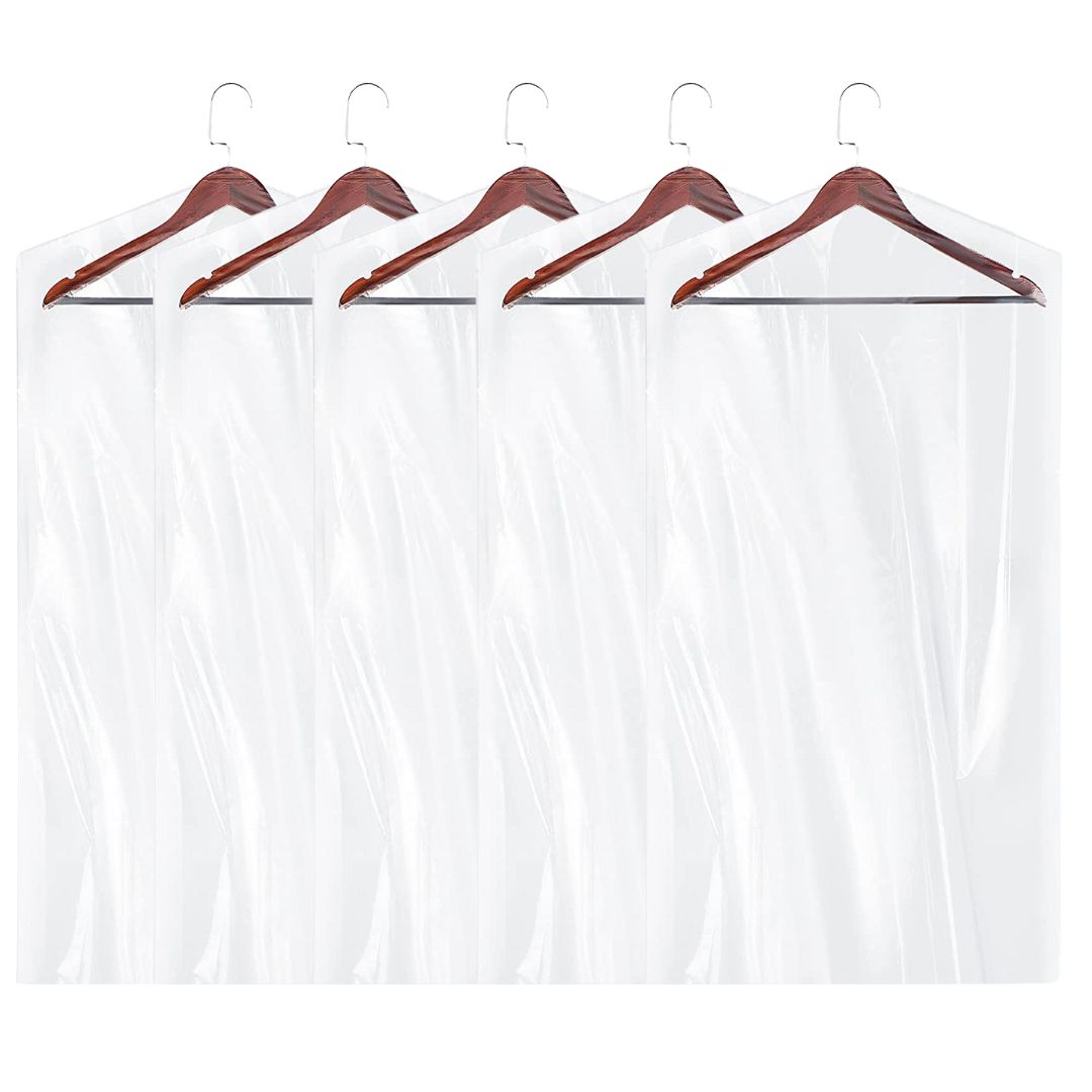 Sample of Clear Garment Bags 21" X 4" X 54"