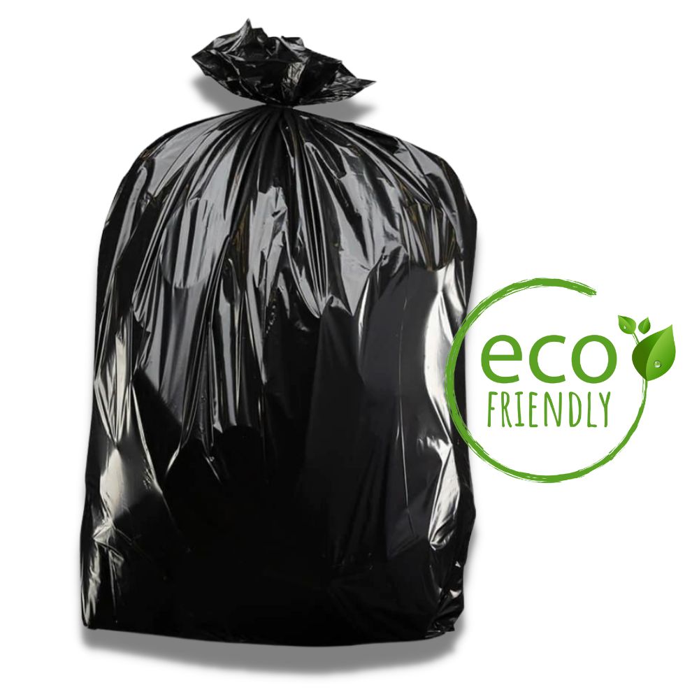25 Gallon Eco-Friendly Trash Bags, 1.7 Mil Equiv, 100/Case