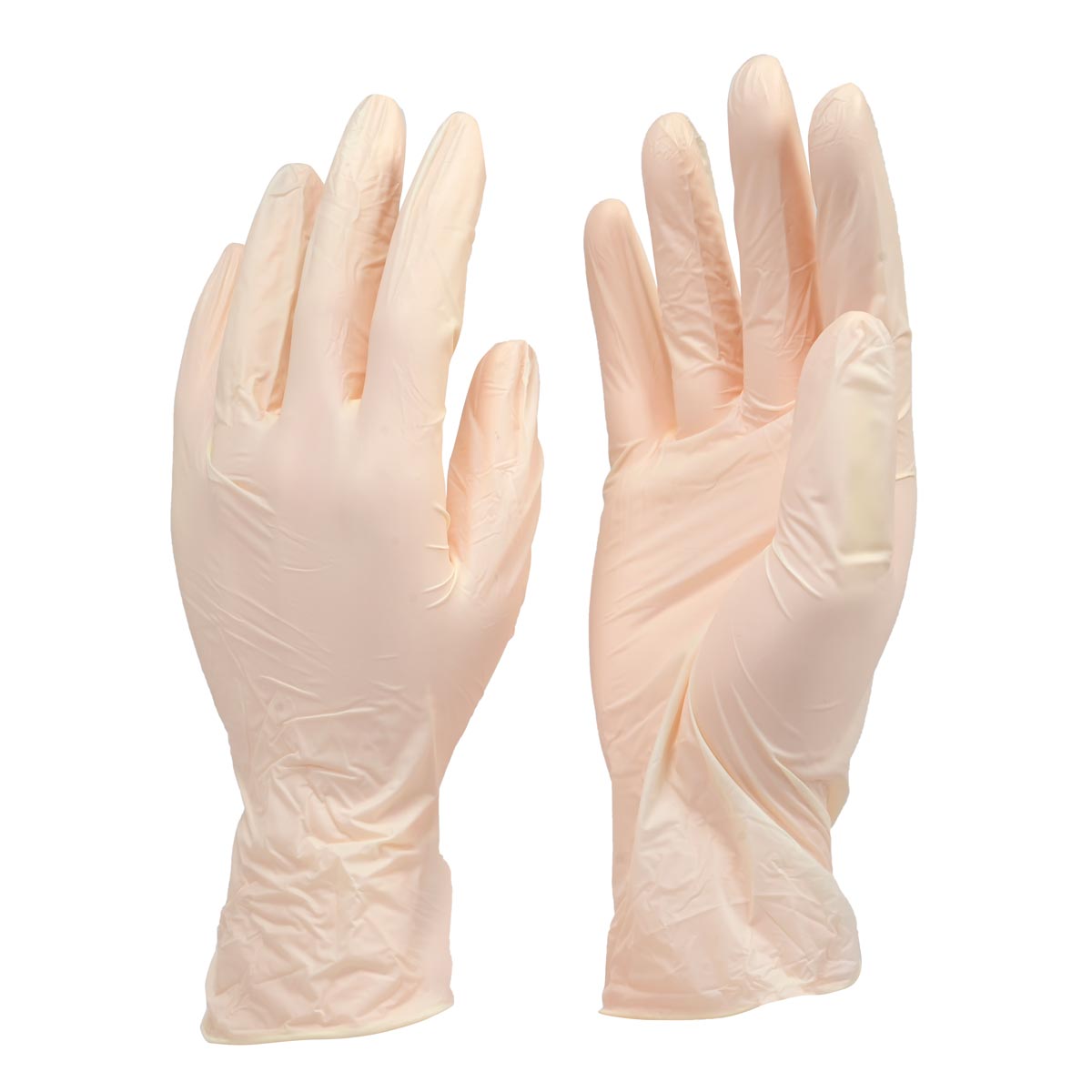 MediChoice Beige Exam Grade Vinyl Disposable Gloves - 3.2 mil -(1500 Count/ 10 Boxes of 150)(S, M, L, XL)