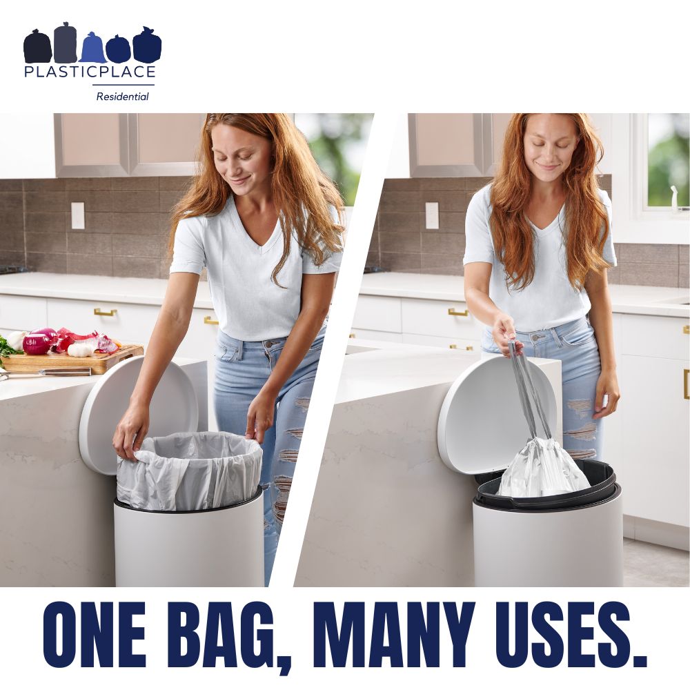 Simplehuman®* Compatible Trash Bags, Code N, 1.2 Mil - 300 Count Bulk Pack