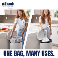 Plasticplace Code Y - Simplehuman®* Compatible Trash Bags - 30.4 Gallon - 200/Case