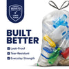 13 Gallon Extra Tall Clear Drawstring Bags - 1.0 Mil - 200/Case