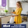 Wholesale 13 Gallon Extra Tall  Drawstring Trash Bags, 1.2 Mil Lavender & Vanilla Scented - 300 Count