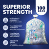 55-60 Gallon Trash Bags - 1.5 Mil - 100/Case