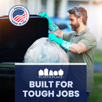 55-60 Gallon Trash Bags - 1.5 Mil - 50/Case