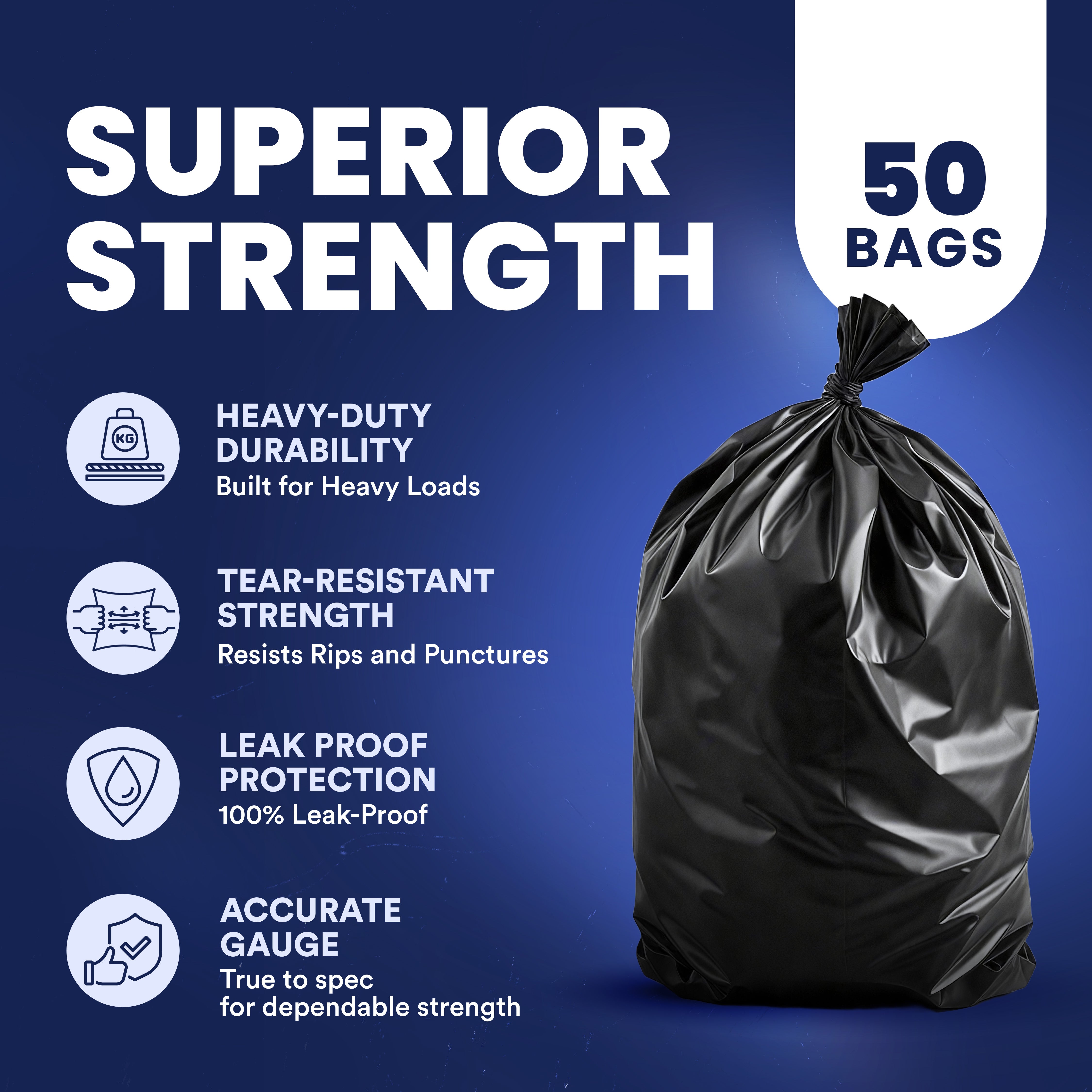 Sample of 55-60 Gallon Contractor Bags